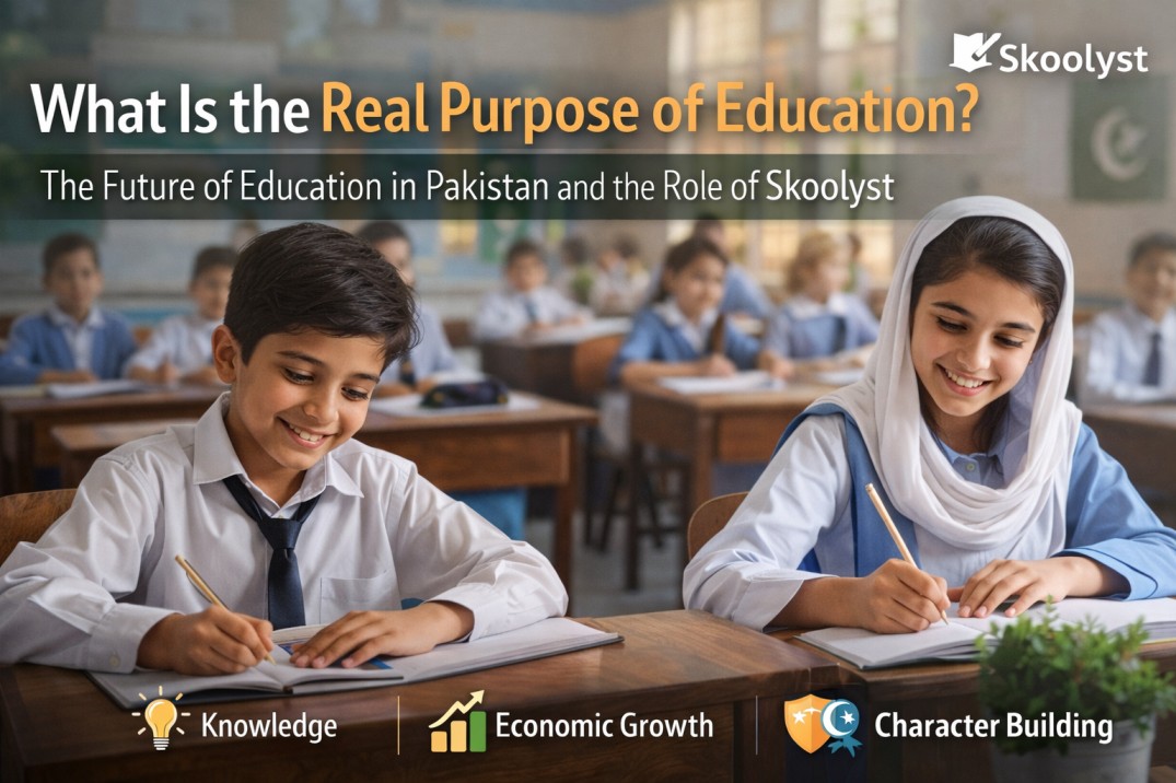 What Is the Real Purpose of Education? The Future of Education in Pakistan and the Role of Skoolyst