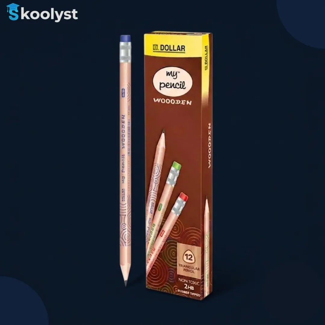 Dollar My Pencil 666 Wooden Lead Pencils (Pack of 12)